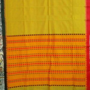 Casual Wear Plain Semi Cotton Saree, With Blouse, 6 m at Rs 1500 in Phulia